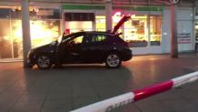 Wjechał w przechodniów samochodem, a potem atakował innych nożem. Napastnik postrzelony przez niemiecką policję
