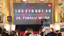 Ponad 105 mln zł. Nowy rekord Wielkiej Orkiestry Świątecznej Pomocy