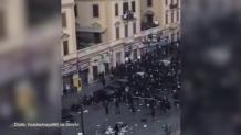 34 ranne osoby, w tym 28 policjantów podczas zamieszek w Neapolu