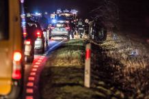 Dachowanie koło Piastoszyna. Kierująca dostała mandat (FOTO)