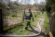 Pożar mieszkania przy ul. Strzeleckiej w Chojnicach