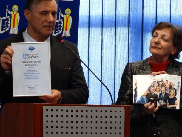 Zakład Gospodarki Komunalnej w Sępólnie na liście Forbesa
