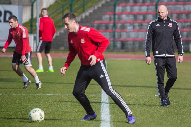 Pierwszy trening Chojniczanki z nowym trenerem (FOTO)
