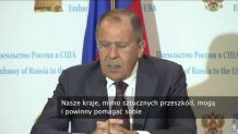 S. Ławrow: Rosja i USA, mimo sztucznych przeszkód, mogą i powinny sobie pomagać