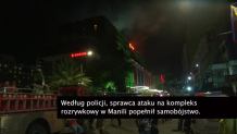 Strzały i eksplozje w hotelu na Filipinach. Zginęło co najmniej 36 osób