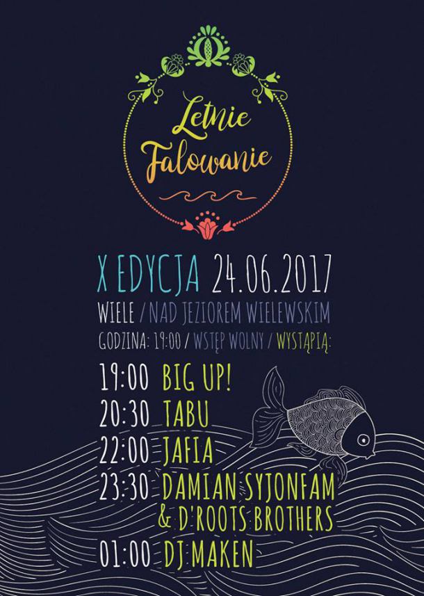 W sobotę (24.06) w Wielu jubileuszowa edycja "Letniego Falowania"
