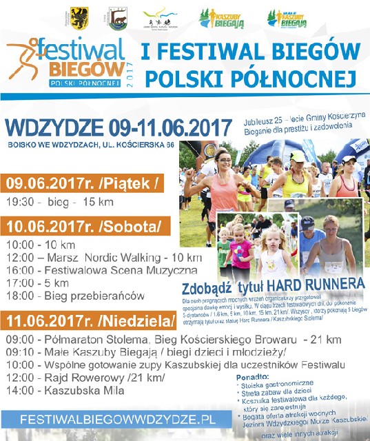 I Festiwal Biegów Polski Północnej w gminie Kościerzyna