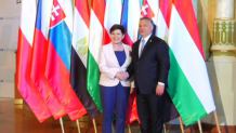 Beata Szydło na spotkaniu Grupy Wyszehradzkiej z prezydentem Egiptu