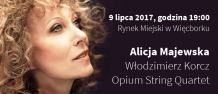 Koncert Alicji Majewskiej i Włodzimierza Korcza w Więcborku