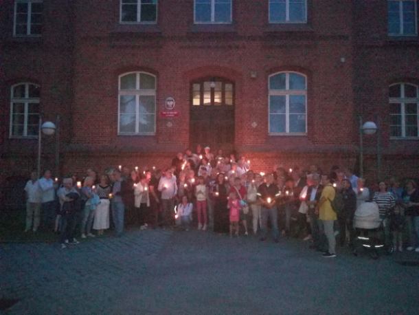 Protest przed Sądem Rejonowym w Bytowie