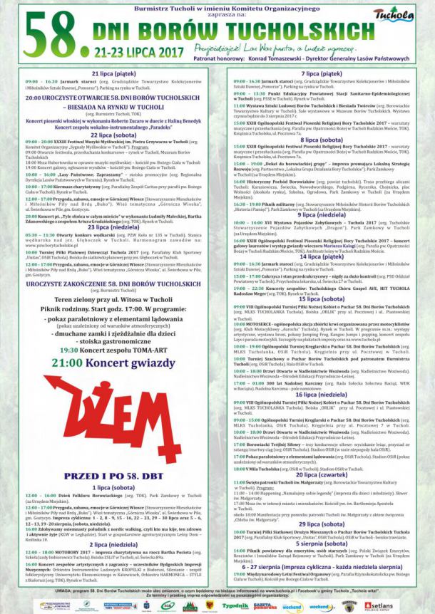 Dziś ruszają 58. Dni Borów Tucholskich