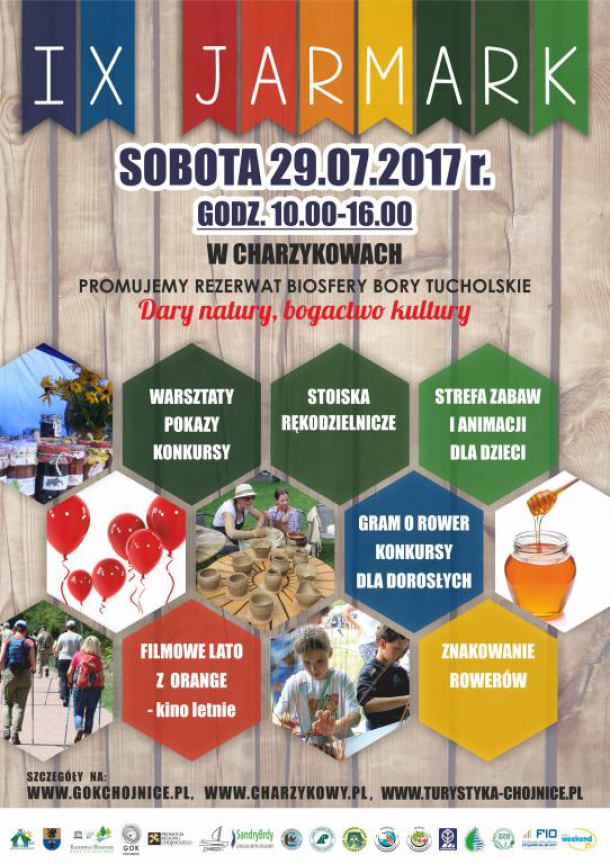 Tegoroczny jarmark "Czym chata bogata" w Charzykowach ma promować Rezerwat Biosfery Bory Tucholskie