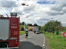 Zderzenie czterech pojazdów między Chojnicami, a Tucholą