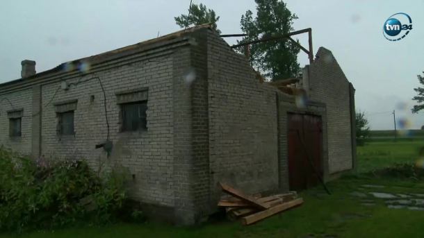 Wicher zrywał dachy i linie energetyczne. Nad Mazowszem przeszły nawałnice