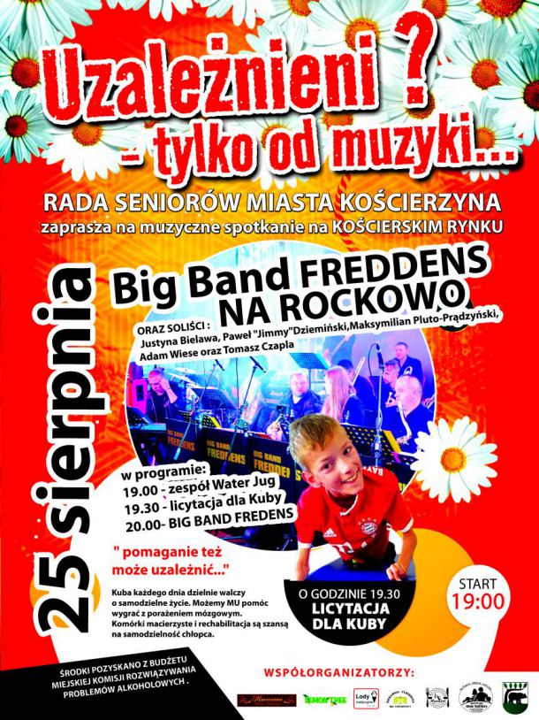 "Uzależnieni? Tylko od muzyki". Akcja na kościerskim rynku