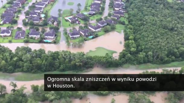 W spustoszonym przez powódź Houston wprowadzono godzinę policyjną
