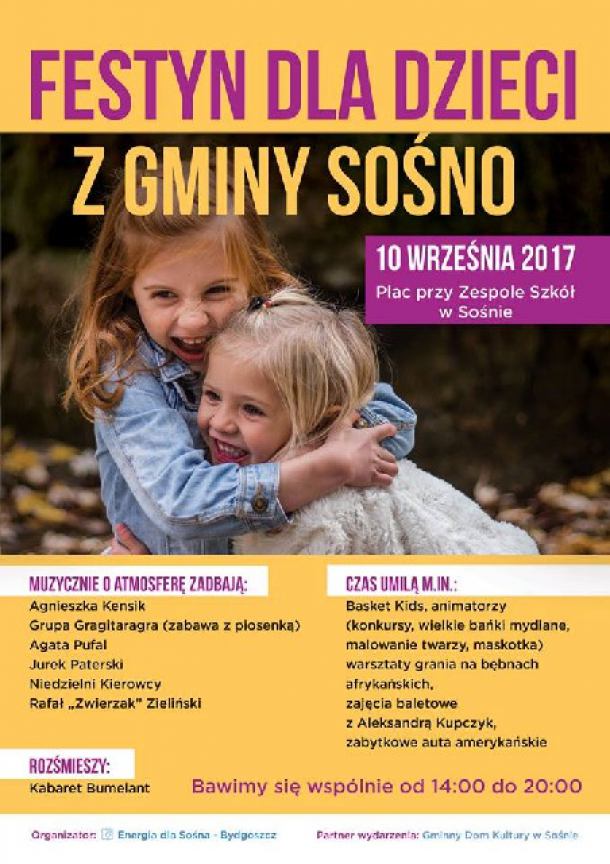 "Dzień wolny od smutku". Festyn charytatywny dla mieszkańców Sośna