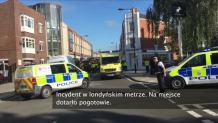 Wybuch w londyńskim metrze. Służby ratownicze w akcji
