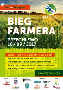 Kilkuset biegaczy z całego kraju na starcie jutrzejszego (16.09.) Biegu Farmera w Przechlewie