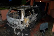 48-latek z powiatu kościerskiego podpalił auto. Chciał zrobić na złość byłej żonie