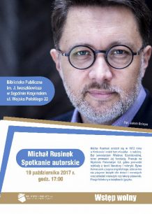 Michał Rusinek w sępoleńskiej bibliotece