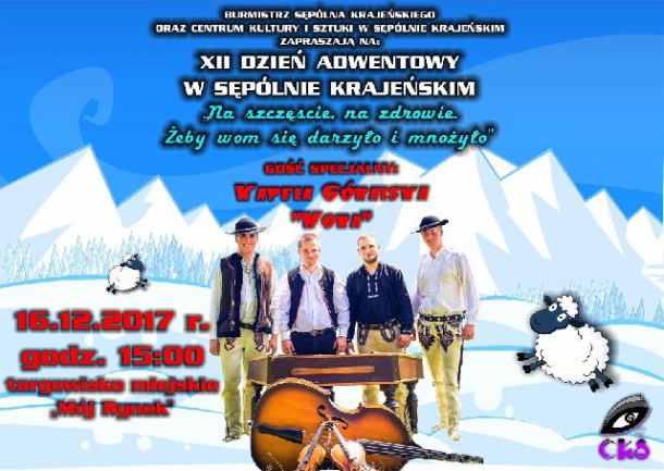 W Sępólnie Krajeńskim odbędzie się dziś (16.12) już 12. Dzień Adwentowy