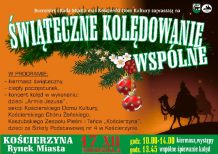 W Kościerzynie dziś (17.12) wspólne świąteczne kolędowanie