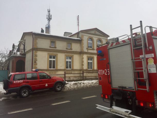 Pożar domu w Chojnicach. Palił się komin