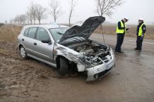 Zderzenie dwóch osobówek na rogatkach Debrzna (FOTO)