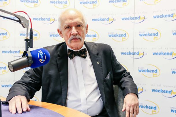 Janusz Korwin-Mikke wraca do polskiej polityki. W sobotę odwiedził Chojnice
