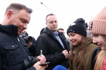 Prezydent Andrzej Duda spotkał się z mieszkańcami Rytla (FOTO)