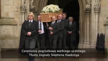 Ceremonia pogrzebowa wielkiego uczonego. Tłumy żegnały Stephena Hawkinga