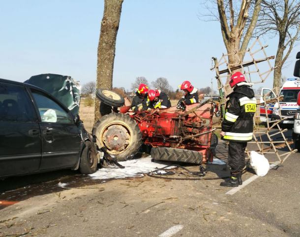 Kolejne zdarzenie drogowe tego popołudnia w Przechlewie w powiecie człuchowskim