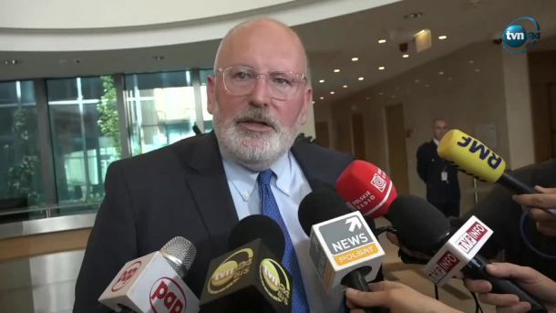 Brak przełomu, dialog trwa. Szef MSZ i wiceszef KE spotkali się w Brukseli