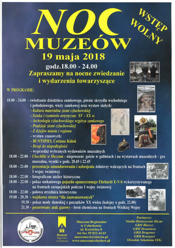 O stuleciu niepodległości podczas Nocy Muzeów w Człuchowie