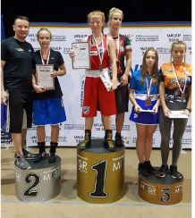 Srebrny medal dla Zuzanny Burczyk z Boxing Team Chojnice w Ogólnopolskiej Olimpiadzie Młodzieży w Boksie
