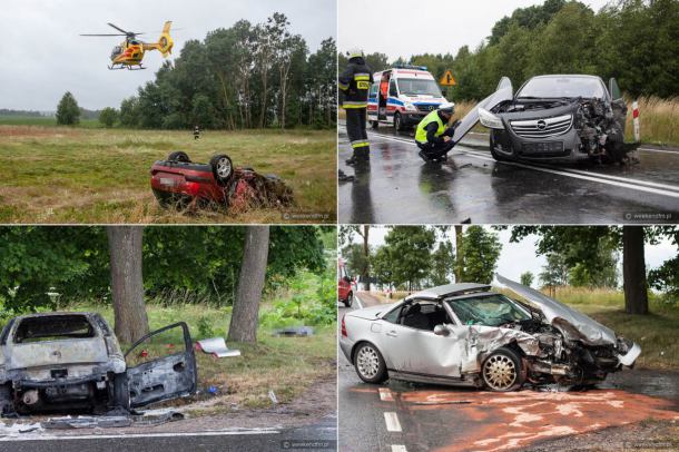 Apel człuchowskiej policji po serii tragicznych wydarzeń na drogach w miniony weekend