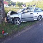 Zdjęcie z wypadku w Szumlesiu Królewskim fot. OSP Nowa Karczma