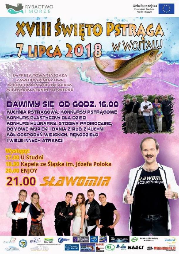 Już w najbliższą sobotę (7.07) kolejne Święto Pstrąga w Wojtalu k. Czerska
