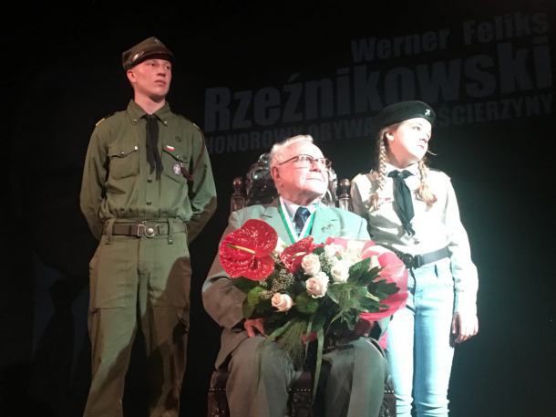 Werner Rzeźnikowski dołączył do grona Honorowych Obywateli Kościerzyny
