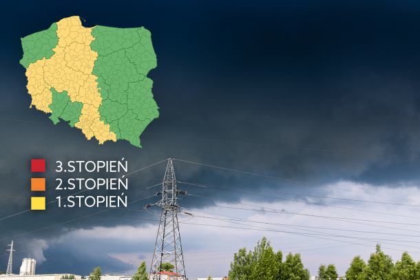 Uwaga, będzie burzowo. Synoptycy ostrzegają przed burzami z gradem w naszym regionie (AKTUALIZACJA)