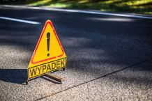 Motorowerzysta ciężko ranny w wypadku w powiecie kościerskim