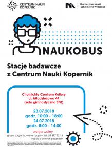 Naukobus z Centrum Nauki Kopernik przyjedzie w poniedziałek do  Chojnic