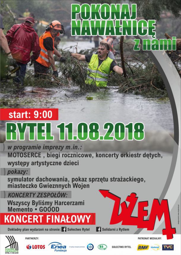 "Pokonaj nawałnicę z nami". 11 sierpnia koncert w podziękowaniu wszystkim, którzy pomagali usuwać skutki nawałnicy