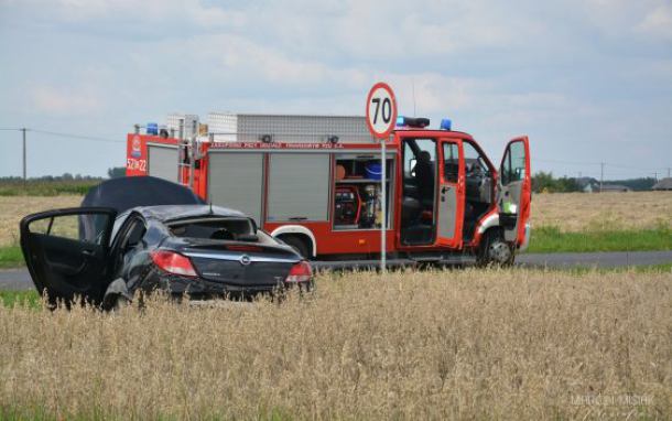 Rodzina wracająca znad morza poszkodowana w wypadku 