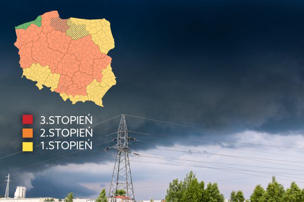 Uwaga na upały i burze z gradem. Ostrzeżenia drugiego stopnia dla naszego regionu