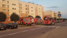 Pożar w jednym z mieszkań w centrum Kościerzyny