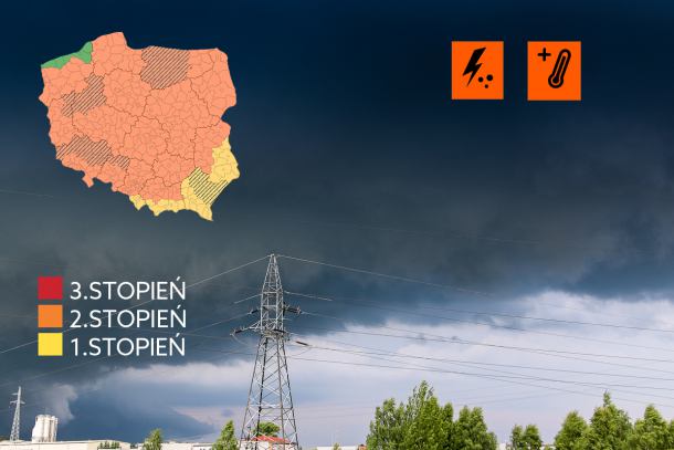 Upały i burze z gradem. IMGW wydał ostrzeżenia drugiego stopnia dla naszego regionu
