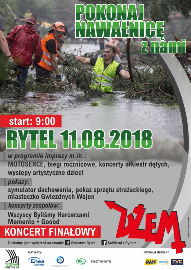 W sobotę w Rytlu spotkanie pod nazwą "Pokonaj nawałnicę z nami". Zagra zespół "Dżem"
