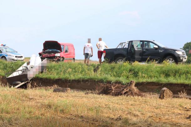 Na drodze Chojnice-Tuchola zderzyły się dwa samochody osobowe (FOTO)